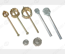 TW coupling wrenches of brass or steel