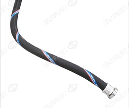 Elaflon PTFE 38 hose assembly with RMC 38 SS foodstuff fitting