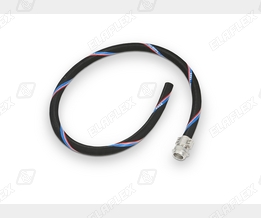 Universal hose assembly for vehicles fighting dangerous goods incidents: