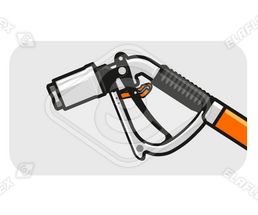 Icon / Clipart<br />LPG nozzle, DISH coupling
