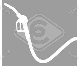 Icon / Clipart<br />Petrol Station Nozzle & Hose Silhouette