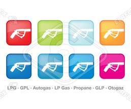 Icon / Web<br />Patrol Station, Nozzle for LPG Gas (Colours)