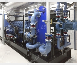 ERV-ROTEX expansion joint, inhouse emergency power generator