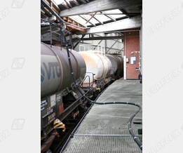 UTS hose assembly, rail tanker top loading