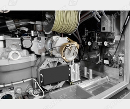 Cabinet of road tanker: