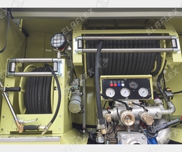 Hose Reels electrical rewind system yellow