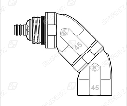 COAX ELBOWS 45 Grad